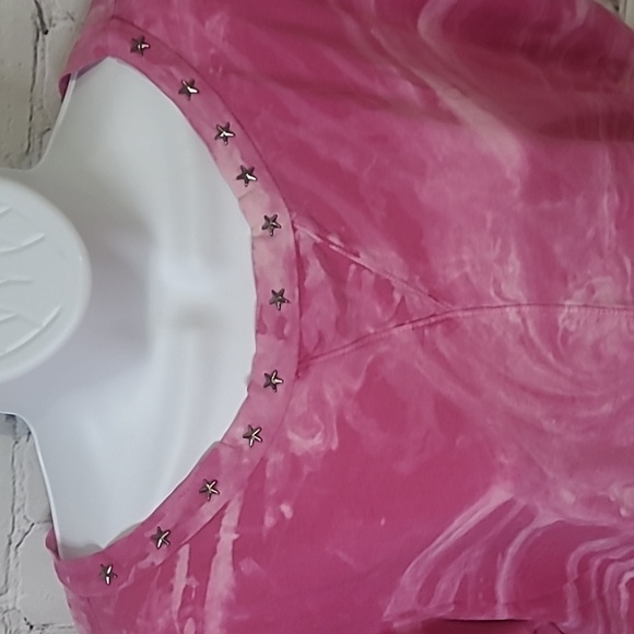 Tie Dye Oversized Crop Top - Picture 4 of 7